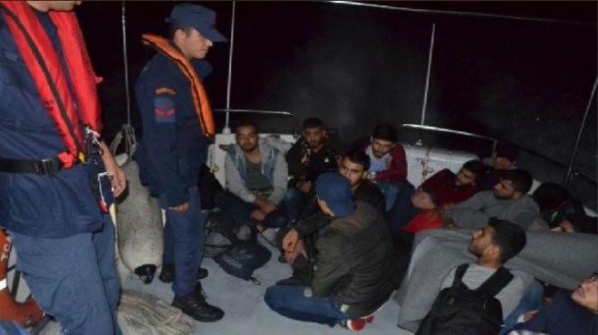 İki ilçede 78 kaçak göçmen yakalandı