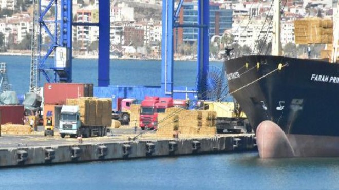 İmzalar atıldı, İzmir Limanı na indirildi: Saman ithal ediyoruz!