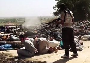 Kanlı terör örgütü IŞİD yine yüzlerce sivili öldürdü!