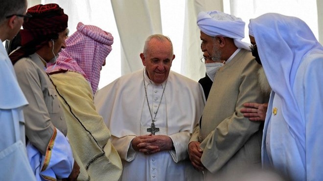 Irak ta Papa nın gelişine  özel gün  ilanı