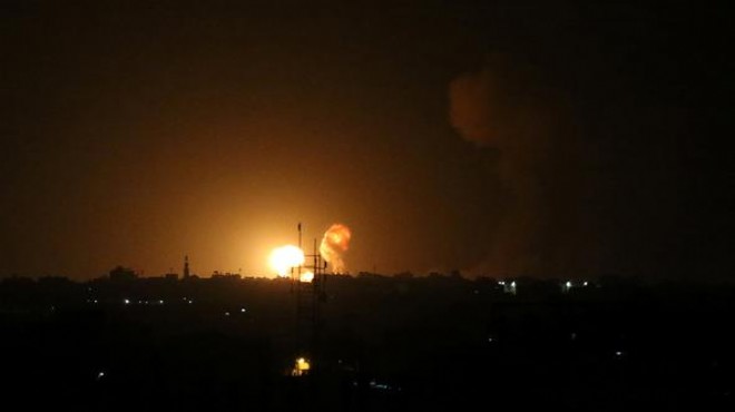 İsrail den çok şiddetli saldırı: Uçak, tank, top...