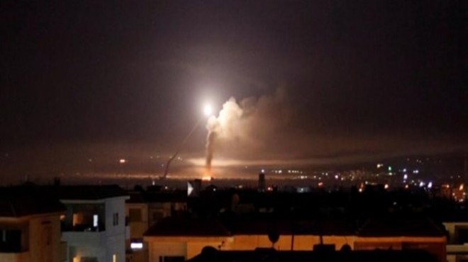 İsrail den Suriye ye hava saldırısı!