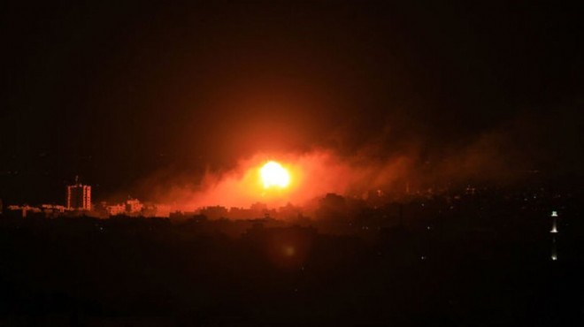 İsrail ordusu Gazze yi bombaladı!