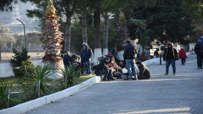 İstanbul dan gelen 80 Suriyeli Urla da yakalandı