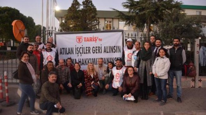 İzmir Barosu’ndan Tariş işçilerine destek