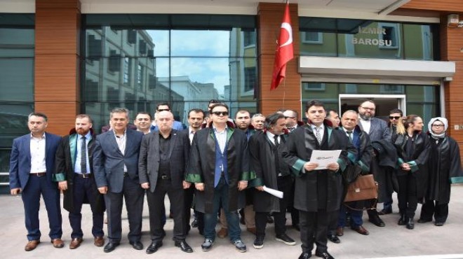 İzmir Barosu nun videosuna HUDER den eylemli tepki