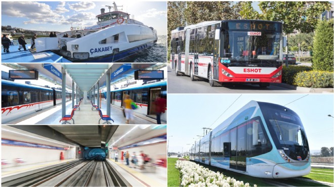 İzmir de  29 Ekim  kararı: Toplu ulaşım 1 kuruş