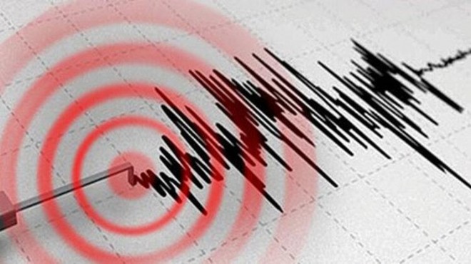 İzmir de 3.3 büyüklüğünde deprem!