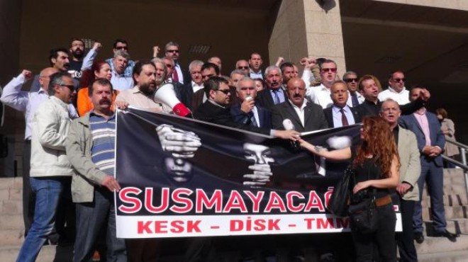 İzmir’de 3 sendikacıya ‘Erdoğan’a hakaret’ten beraat