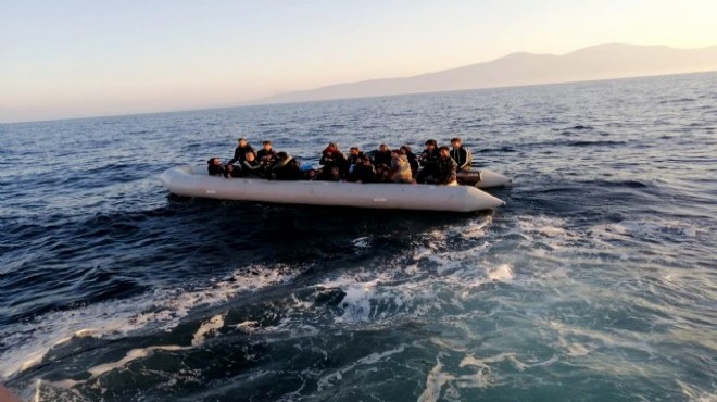 İzmir de 35 düzensiz göçmen yakalandı