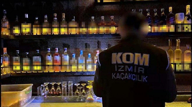 İzmir de 69 ton sahte alkol ele geçirildi!