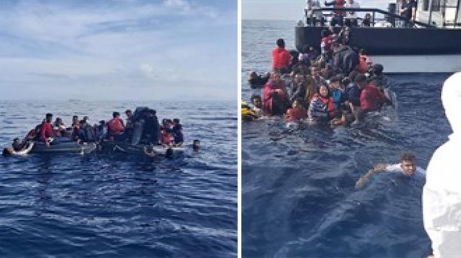 İzmir de 78 kaçak göçmen kurtarıldı