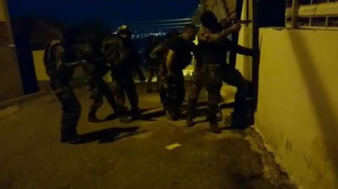 İzmir de 9 adrese baskın: Bombalı eylem planlayan teröristler yakalandı