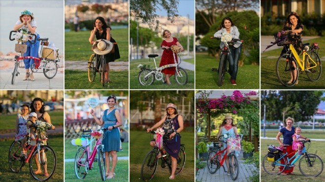 İzmir den dünyaya yayıldı: Süslü Kadınlar Bisiklet Turu