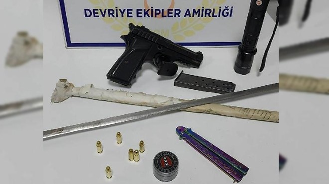 İzmir de berbere zehir baskını: 1 gözaltı!