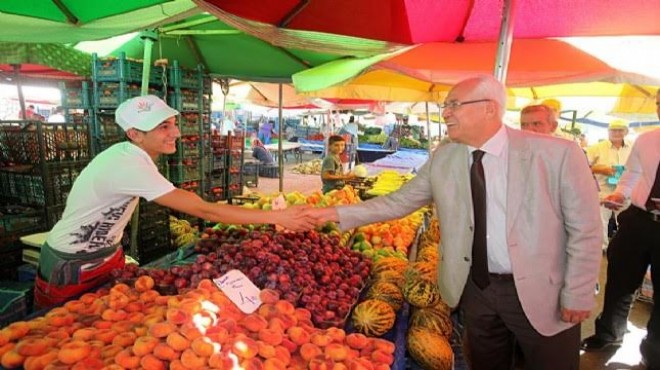 İzmir’de bir ilk: O ilçenin pazarlarında  tek tip  dönem