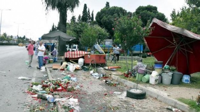 İzmir de çiçek satan kadınlar ölümden döndü!