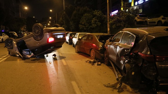 İzmir de cip kaza takla attı: 1 yaralı
