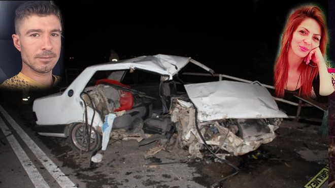 İzmir de eğlence çıkışı feci kaza: 2 kişi can verdi