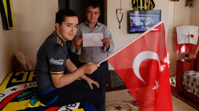 İzmir de engelli gençten Mehmetçik lere anlamlı destek