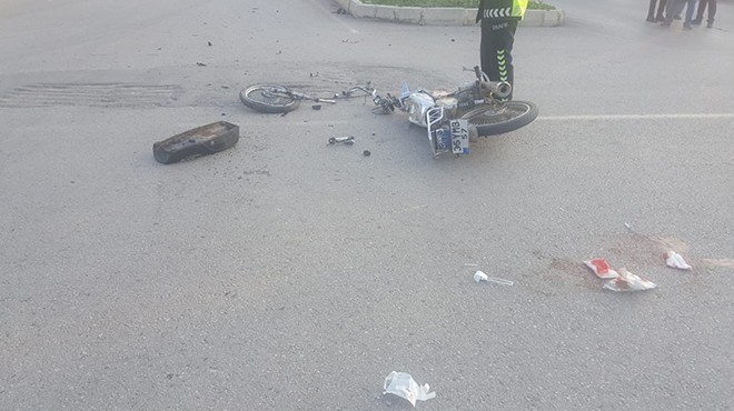 İzmir de feci kaza: 1 ölü 1 yaralı!