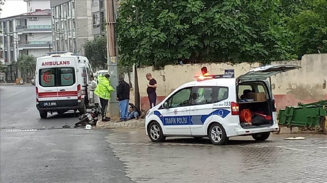 İzmir de feci kaza: 1 ölü, 1 yaralı!