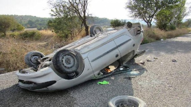 İzmir de feci kaza: 3 yaralı!