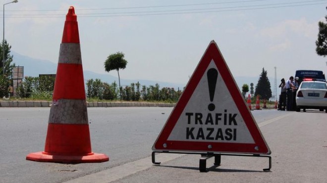 İzmir de feci kaza: Domuz sürüsü birden önlerine çıktı!