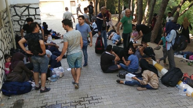 İzmir de göçmen kaçakçılığı operasyonu: 59 kişi yakalandı!