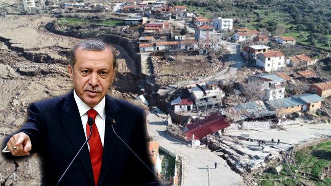 İzmir de heyelan vuran köye Erdoğan dan flaş hamle!