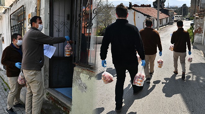 İzmir’de ihtiyaç sahiplerine çorba ve ekmek
