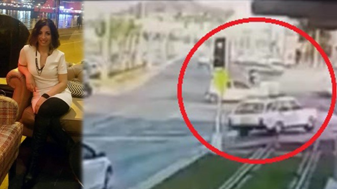 İzmir de iki kişinin can verdiği kaza kameralarda!