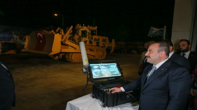 İnsansız iş makineleri İzmir den yola çıkıyor
