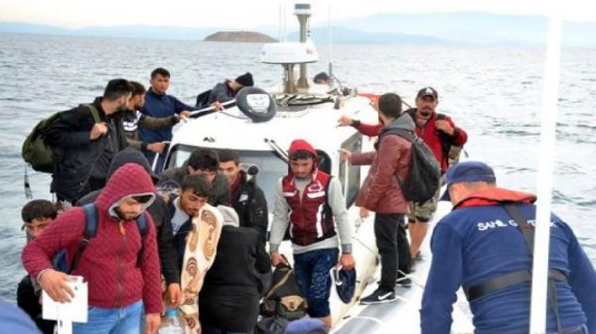 İzmir de kaçak göçmen operasyonu: 4 ü organizatör 201 kişi yakalandı