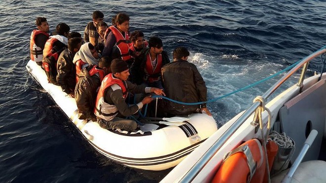 İzmir de kaçak göçmen operasyonu: 81 gözaltı!