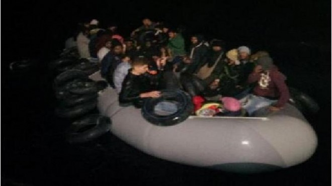 İzmir de kaçak göçmen operasyonu: 97 gözaltı!