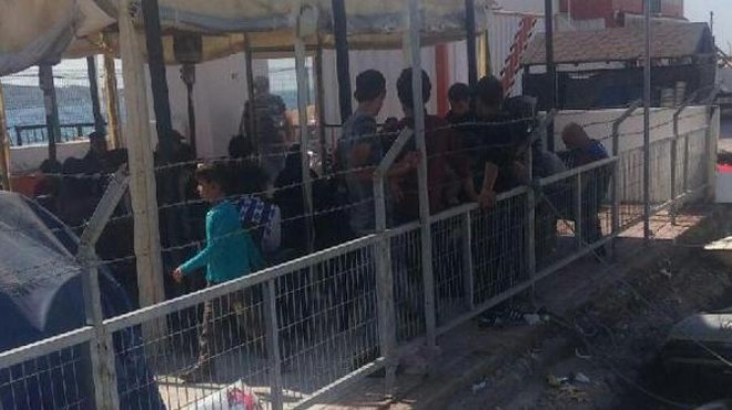 İzmir de mülteci operasyonu: 128 kişi yakalandı!