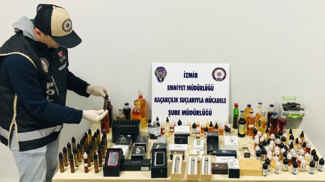 İzmir de kaçak sigara operasyonu: İki kişiye gözaltı!