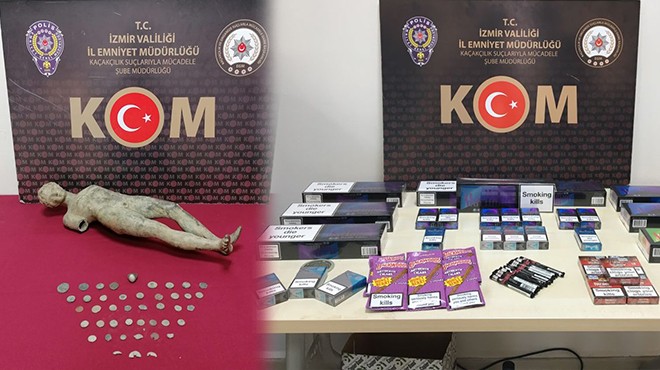 İzmir de kaçakçılık operasyonunda 26 gözaltı