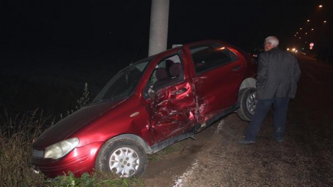 İzmir de kaza gecesi: 2  si polis 9 yaralı!