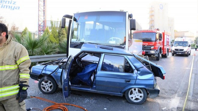 İzmir’de korkunç kaza: Baba-oğul birlikte can verdi