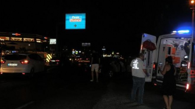 İzmir de korkutan kaza: 2 yaralı