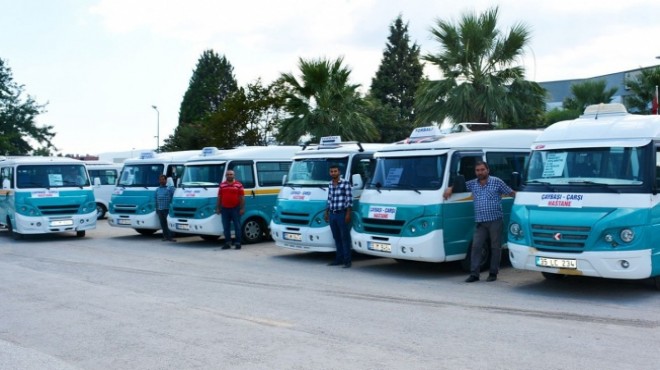 İzmir de minibüslere yapılan zam iptal!