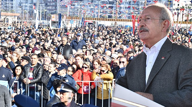İzmir de miting gibi açılış: Kılıçdaroğlu ndan  ithal aday  ve 15 Temmuz çıkışı