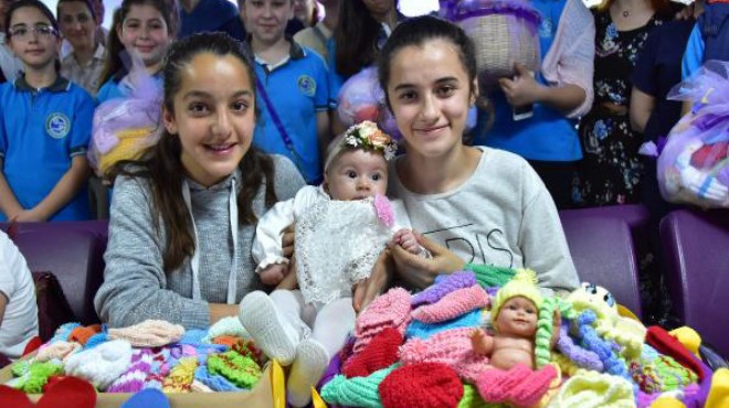 İzmir de öğrenciler prematüre bebekler için farkındalık yarattı