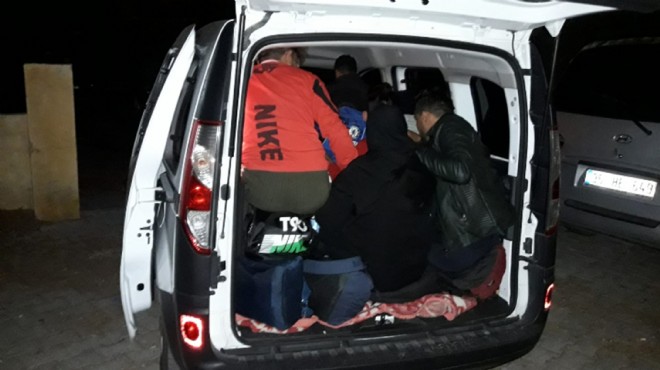 İzmir de operasyon: Tıka basa  ölüm yolculuğu 