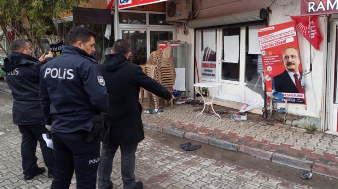İzmir de seçim bürosuna saldırı: Huzur kentinde bir provokasyon daha!