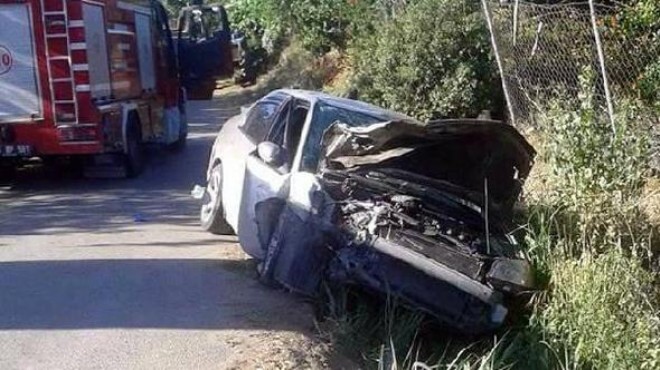 İzmir de servis minibüsü takla attı: Yaralılar var!
