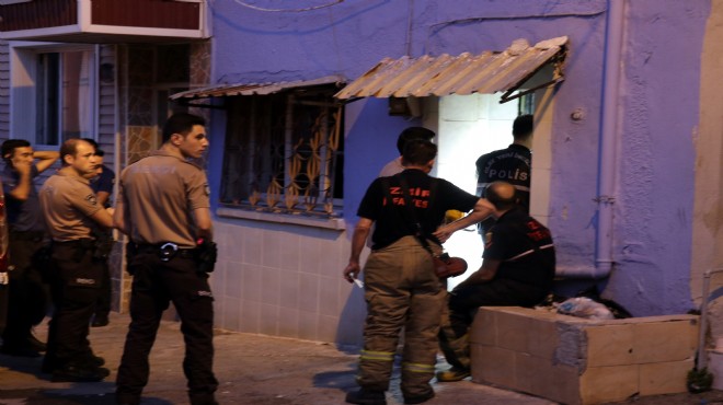 İzmir de sır ölüm: İntihar mı?  Yangın süsü  verilmiş cinayet mi?