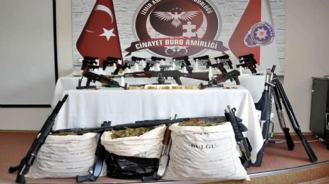 İzmir’de suç örgütü operasyonu: 28 olay aydınlatıldı, 47 gözaltı!